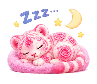 ローズタイガー:おやすみ