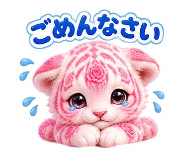 ローズタイガー:ごめんなさい